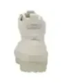 Weiße Superga-Stiefel mit Profilsohle
