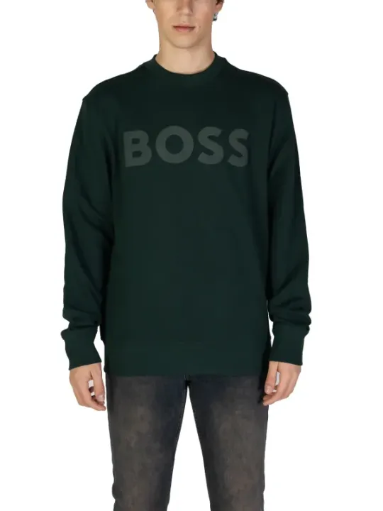 Grüner BOSS Sweatshirt lässiger Stil
