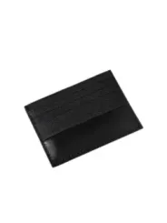 Schwarze Calvin Klein Kartenbörse Leder