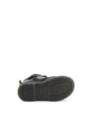 Schwarze Lederstiefelette sportlich und robust