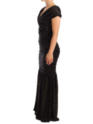 Dresses Elegant Black Sequined Open Shoulder Gown 7.420,00 € 8054802285563 | Planet-Deluxe