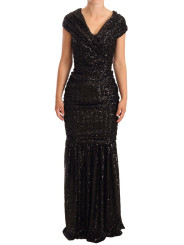 Dresses Elegant Black Sequined Open Shoulder Gown 7.420,00 € 8054802285563 | Planet-Deluxe