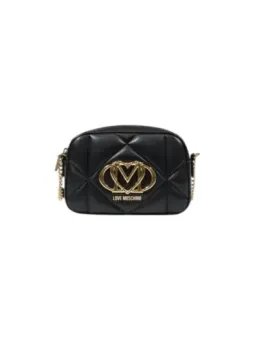 Schwarze gesteppte Love Moschino Handtasche