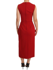 Dresses Elegant Sweetheart Midi Dress in Red 2.270,00 € 8057155701001 | Planet-Deluxe