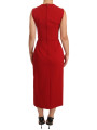 Dresses Elegant Sweetheart Midi Dress in Red 2.270,00 € 8057155701001 | Planet-Deluxe