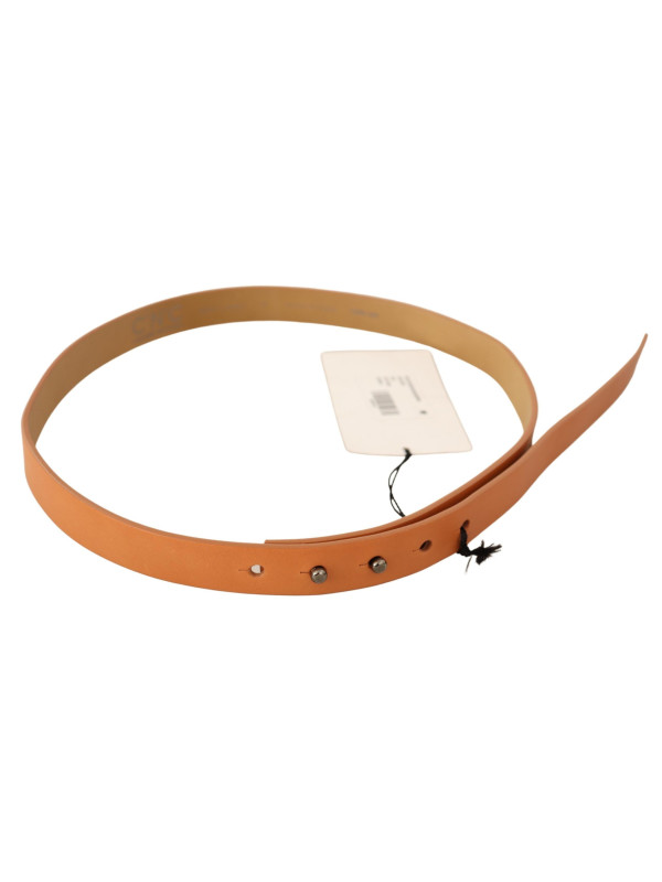 Belts Chic Orange Leather Fashion Belt 150,00 € 8034166959935 | Planet-Deluxe