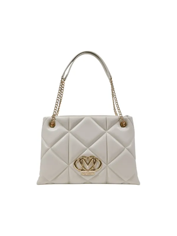 Quilted Love Moschino goldene Handtasche Quilted Love Moschino goldene Handtasche
