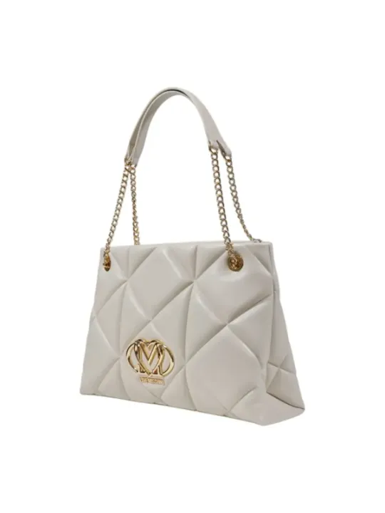 Goldene Love Moschino Stepptasche