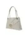 Goldene Love Moschino Stepptasche