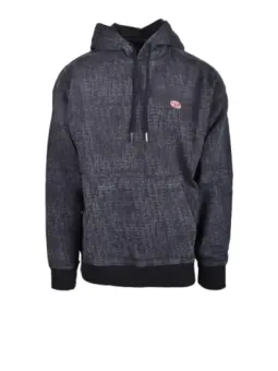 Diesel 479688 grauer Logo Hoodie