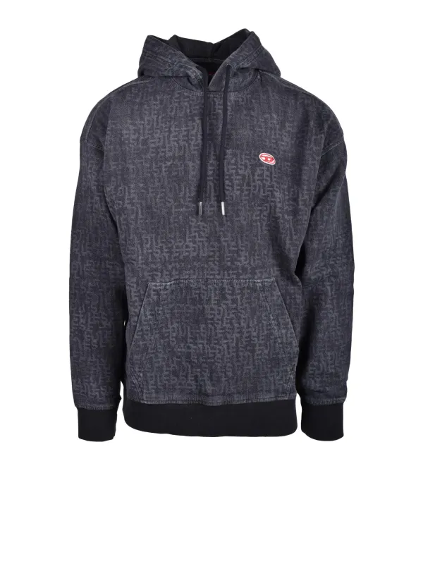 Diesel 479688 grauer Logo Hoodie Diesel 479688 grauer Logo Hoodie