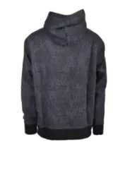 Diesel grauer Kapuzenpullover mit Farbverlauf