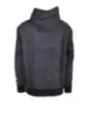 Diesel grauer Kapuzenpullover mit Farbverlauf