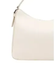 Cremefarbene Calvin Klein Handtasche aus Leder