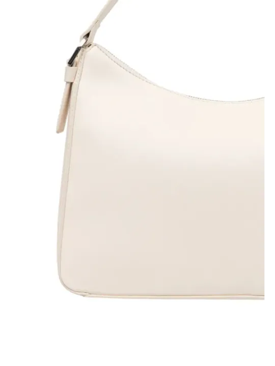Cremefarbene Calvin Klein Handtasche aus Leder