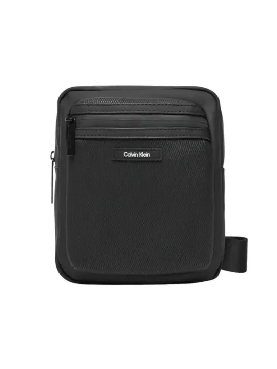 Schwarze Calvin Klein Umhängetasche Leder