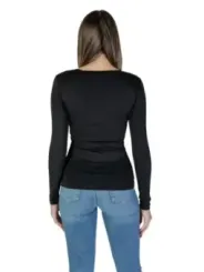 Guess Langarmshirt Grau Beige Schwarz