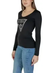 Guess Logo Langarmshirt Jeans Damen