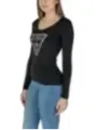 Guess Logo Langarmshirt Jeans Damen