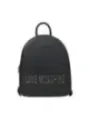 Schwarzer Love Moschino Leder Rucksack