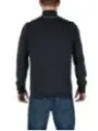 Navy BOSS Viertelzip-Pullover