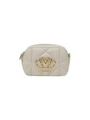 Beige gesteppte Love Moschino Handtasche
