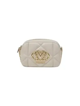 Beige gesteppte Love Moschino Handtasche