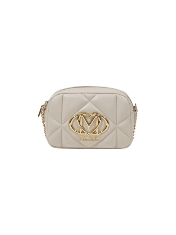 Beige gesteppte Love Moschino Handtasche Beige gesteppte Love Moschino Handtasche
