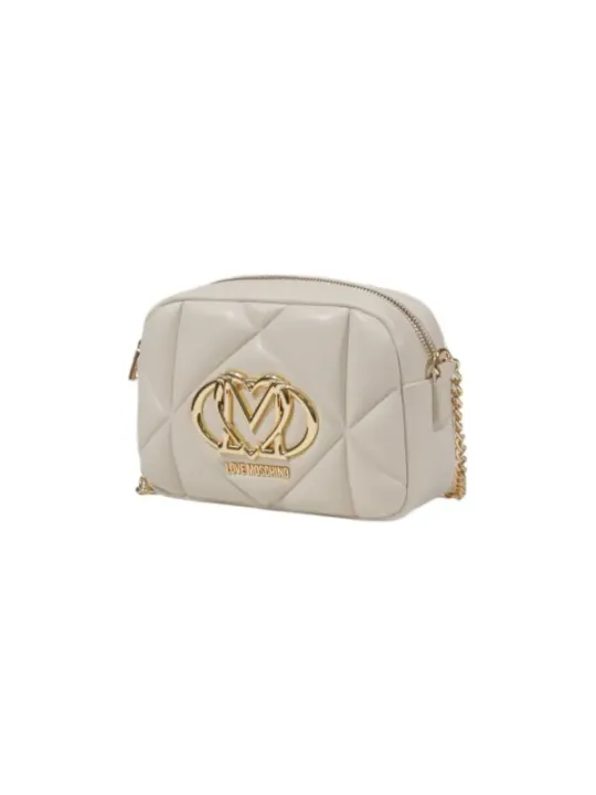 Weiße Love Moschino Herz-Handtasche