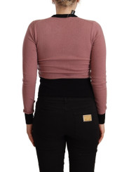Sweaters Elegant Pink Cashmere Crewneck Sweater 1.500,00 € 8054802654147 | Planet-Deluxe