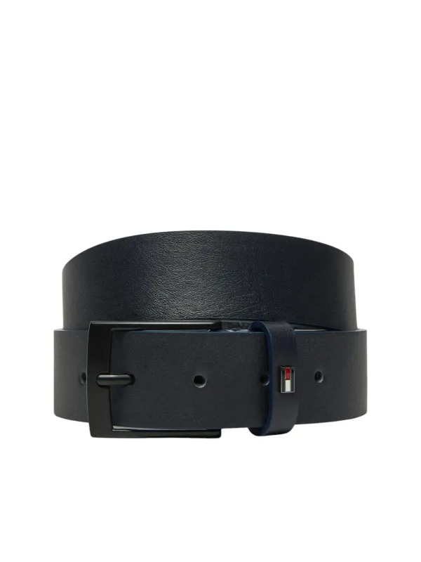 Schwarzer Tommy Hilfiger Ledergürtel für Herren Schwarzer Tommy Hilfiger Ledergürtel für Herren
