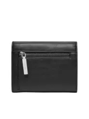 Schwarze Calvin Klein Ledergeldbörse