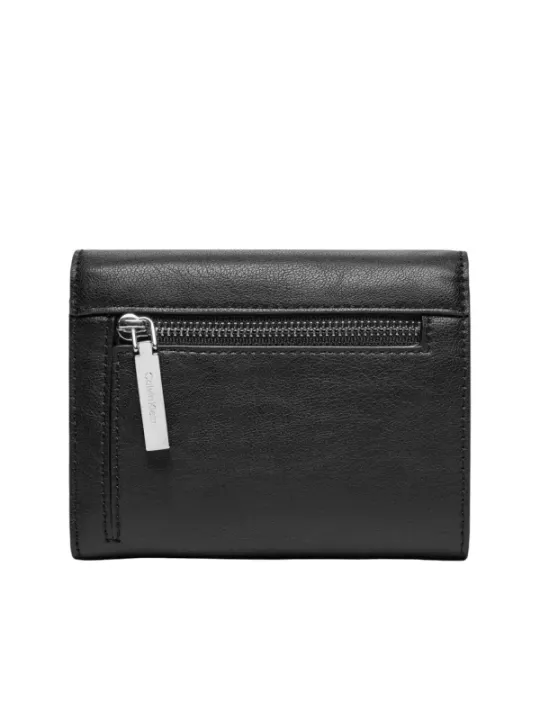 Schwarze Calvin Klein Ledergeldbörse