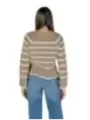 Gestrickter Vila Pullover mit Streifen