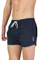 Schwarze Hamaki-ho Badehose mit Kordelzug