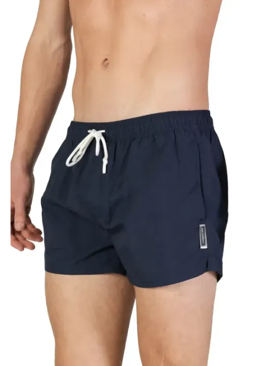 Schwarze Hamaki-ho Badehose mit Kordelzug
