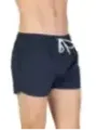 Dunkle blaue Schwimmshorts mit Kordelzug