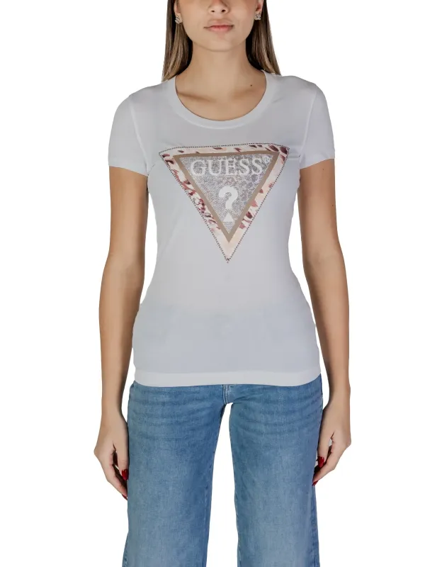 Guess T-Shirt mit Dreiecksmuster Guess T-Shirt mit Dreiecksmuster