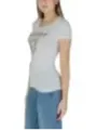 Weißes Guess Logo Damen T-Shirt