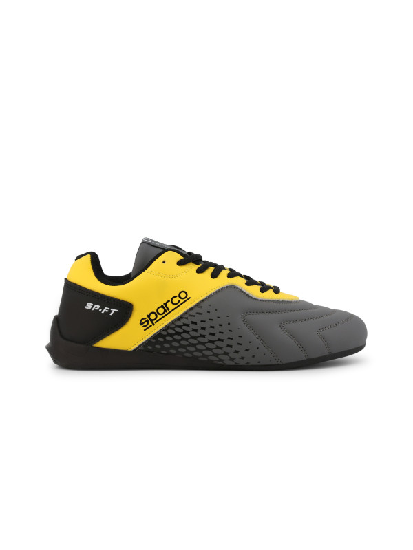Sparco gelb-schwarze Rennschuhe aus Italien Sparco gelb-schwarze Rennschuhe aus Italien