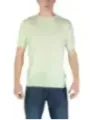 Pastellgrünes Hamaki-ho Rundhalsausschnitt T-Shirt