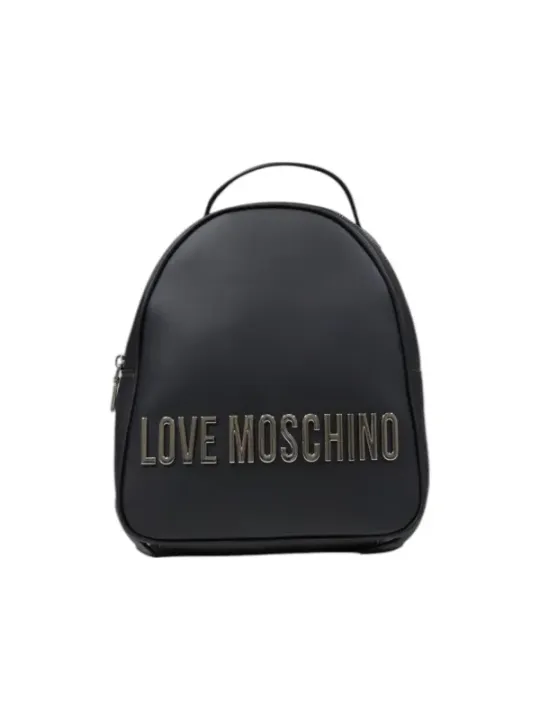Schwarzer Love Moschino Leder-Rucksack