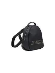 Schwarzer Love Moschino Rucksack aus Veganleder