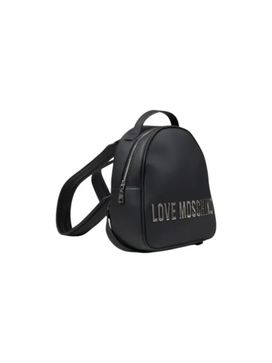 Schwarzer Love Moschino Rucksack aus Veganleder