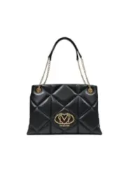 Schwarze gesteppte Love Moschino Handtasche