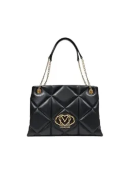 Schwarze gesteppte Love Moschino Handtasche