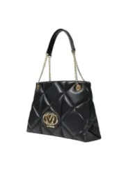 Schwarze Love Moschino Handtasche Gold