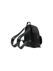 Schwarzer Love Moschino Leder Rucksack