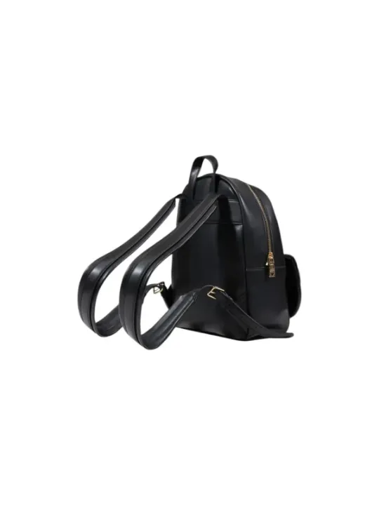 Schwarzer Love Moschino Leder Rucksack