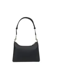 Graue Love Moschino Schultertasche Leder